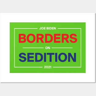 borders on sedition Posters and Art